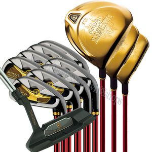 Clubs de golf droitiers Men Maruman Majesté Prestigio 9 Golf Set complet de clubs Golf Driver Wood Irons Putter R / S Graphite ou Arbre en acier Livraison gratuite sans sac