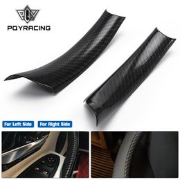 Rechts Links Side Carbon Fiber Textuur Deur Trekhendel Covers Interieur Deur Handvat Beschermhoes voor BMW X5 X6 E70 E71 E72 PQY-CBS07