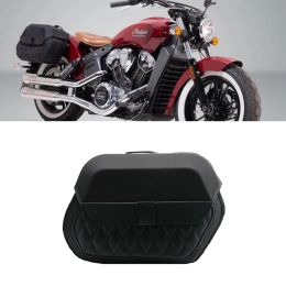 Saddlebag droit Sag de moto en cuir imperméable PE Sac côté droit 19.5L pour le scout indien / soixante bagages selle portant un sac à droite