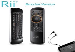 RII 2 Mini Wireless Keyboard Air Mouse afstandsbediening met oortelefoonaansluiting voor Smart TV Android TVBox Firetv 2103159323951