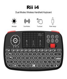 Rii i4 Mini Bluetooth-toetsenbord 24GHz Dual Modes Handheld toets Backlit muis Touchpad Afstandsbediening voor Windows Android 212169503