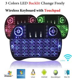 RII I8 Wireless Backlit Keyboard Mouse Multitouch Achterlicht voor MXQ Pro M8S Plus T95 S905 S812 Smart TV Android TV Box PC2400535