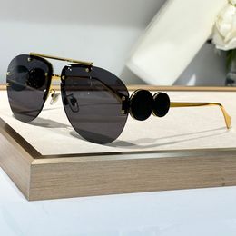 Gafas de sol de piloto sin borde dorada gris oscuro 2250 gafas de sol diseñadas gafas de verano gafas de verano gafas de sol sombras UV400 gafas de protección
