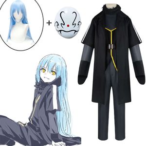 Rimuru Tempest Cosplay Anime Die tijd kreeg ik gereïncarneerd als een Slijm Cosplay Kostuum Halloween Kostuum Geul Pruik Masker Suitcosplay