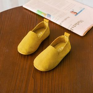 Ruraal Cross Border Spring vier kleuren Boon schoenen Solid Soft Sole Princess Shoes Girls Shoe Korean Edition 240514
