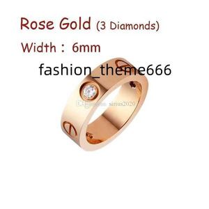 Ring Band Schroef Ringen Liefde Klassiek Luxe Designer Sieraden 2022 Dames Bandringen Titanium Staal Legering Verguld Mode Accessoires Nooit vervagen Niet 14