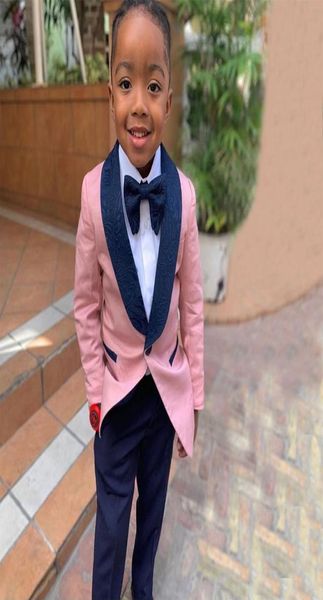 Ring Bearer Boy039s Wear Formal Shawl Lapa de chal de chal