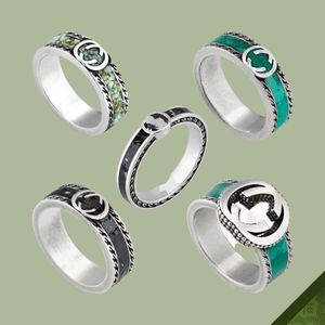Ringpaar ringen ontwerper g luxe sieraden Bijoux liefde bruiloft verloving druppel email email email nieuwe mode hoogwaardige damesheren gratis verzending groothandel