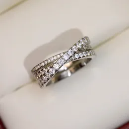 Anneau anneau anneau pour les femmes incrustées perles alphabet diamant conception de Noël cadeau bijoux de bijoux anneaux polyvalents