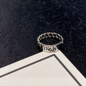 Ring designer ring luxe sieraden merk ringen voor vrouwen Alfabet diamant brief bruidsontwerp mode cadeau sieraden Kanaal Inleg Dagcadeau ringen szie 6-8 zeer goed