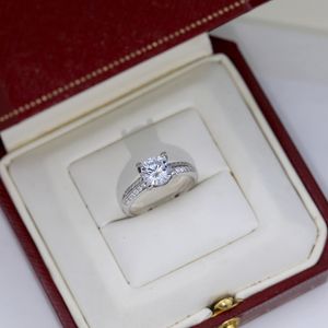 Ring Designer Ring Luxe ringen voor vrouwen sieraden Diamant Design mode bruidscadeau sieraden veelzijdige ringen kerstcadeau szie 6-9 erg leuk