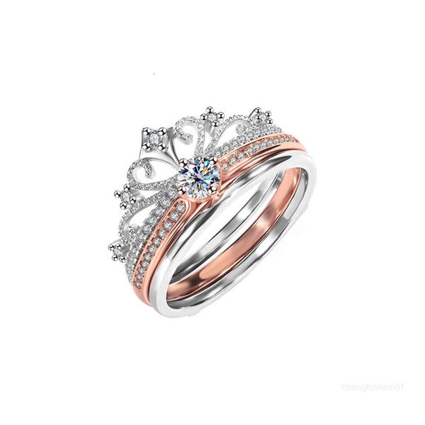 Anillos de diseñador de anillo para mujeres esterling sier incrustado