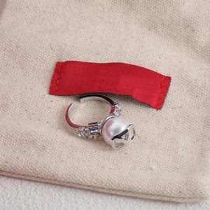 Ring Designer S925 Silver heren- en damesjuwelencadeau, Pearl Ring