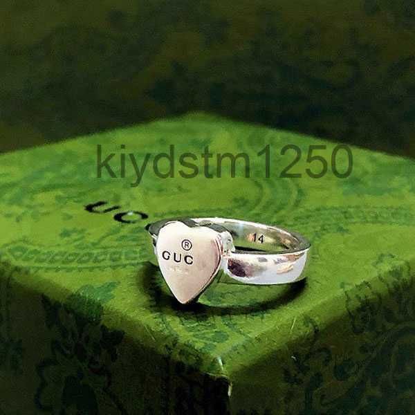 Anillo para mujer diseñador corazón anillos de oro amor lujo 925 regalo de plata t llavero para mujer ZF99