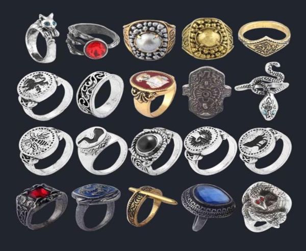 ring Jeu Dark Souls série hommes anneaux Havel039s Demon039s cicatrice chloranthy Badge anneau en métal Fans masculins Cosplay bijoux Accesso6555735765265