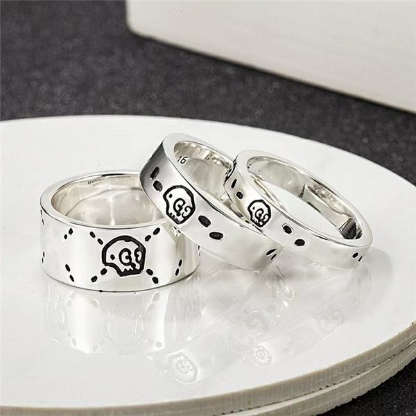 925 Silver Designer Love Heart Ring Hommes Femmes Snake Ring haut de gamme qualité couple bague de mariage avec boîte designer masculin et féminin Bugg