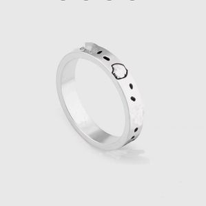 Ring Link naar Love Designer voor Lady Luxury Wedding Stud Rings modieuze en prachtige wo populaire designer ring staal paar geschenken ZH129 E4