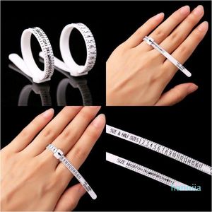 Ring Sizers US UK RER Groot -Brittannië en Amerika Wit ringen Handgrootte Meet Circle Finger omtrek Sning Tool 0 79CQ J2 Drop Delive Dh81F