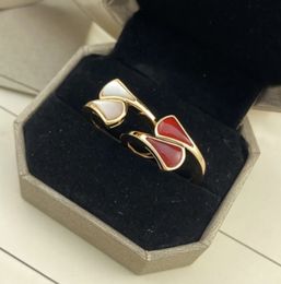 Bague petite jupe de printemps en céramique, bague ouverte classique à la mode, Europe et états-unis