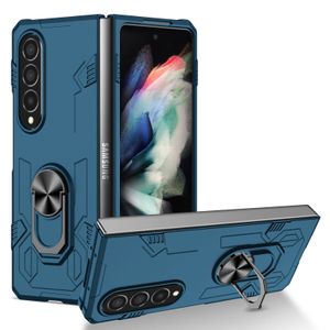 Fundas con soporte de anillo para Samsung Galaxy Z Fold 5 4 3 Flip 5G, funda plegable a prueba de golpes, funda con soporte giratorio