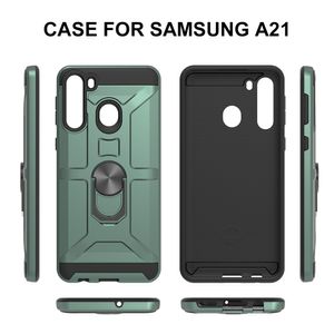 Coque de téléphone avec anneau et fonction de support, étui de Protection pour Samsung A21S A21 A51 A71 A31 A11 A21 A01