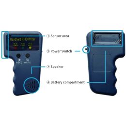 Rings 066a 1 Set Handheld 125kHz ID Kopieer -schrijver Keychain -lezers Portable Duplicator Herschrijfbare toegangscontrolekaarten