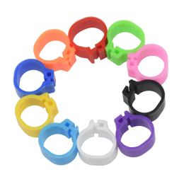 Rings 1000 PCS Plastic voetring Duifvoet ring 10 mm vogelmarkering voetring ring vogel fokduif pluimvee voeding