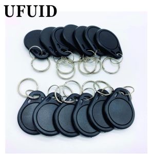 Rings 13.56MHz IC KeyChain KeyFobs Ufuid -kaarten Veranderlijk blok 0 Writable Ufuid Copy RFID voor toegang, lift