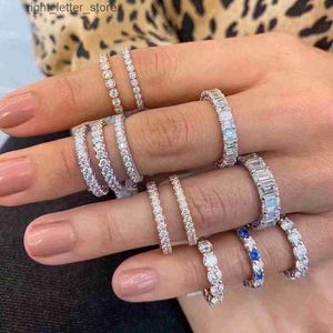 Anneaux 2020 bijoux de luxe étincelants argent blanc topaze pierres précieuses promesse femmes bague de fiançailles de mariage pour cadeau amoureux 240229