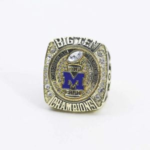 Anillos 2021 Michigan Wolverines NCAA Rugby Championship Ring