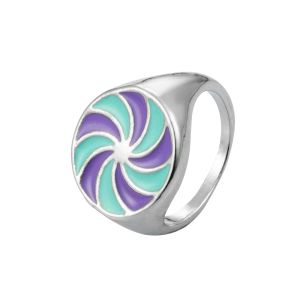 Ringen 2023 November collectie Vintage Legering Taiji Ringen voor Mannen en Vrouwen Mix Zilverkleurige Pinwheel Vinger Ring Charm Sieraden