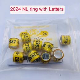 Ringen 2024 NL Duivenringen met letters kaarten VogelRING 8mm 10st