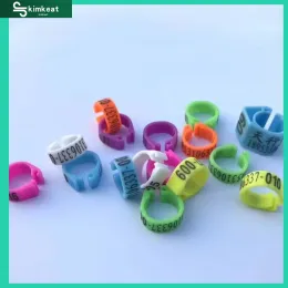 Ringen 8mm Vogelduif Duif Plastic Beenringen Aangepaste Plastic Belettering Ringen Zwart/Rood/Blauw/Groen/Geel/Wit/Roze/Oranje