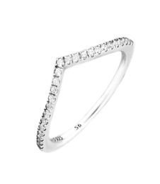 Ringen compatibel met sieraden glinsterende wens zilveren ring voor vrouwen origineel 100 925 sterling zilveren sieraden ring gholesa99898822443302