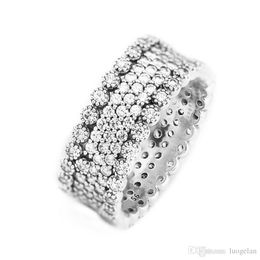Ringen Compatibel met Pandora Sieraden Lavish Sparkle Zilveren Ring Voor Vrouwen originele 100% 925 Sterling Zilveren sieraden Ring groothandel2922
