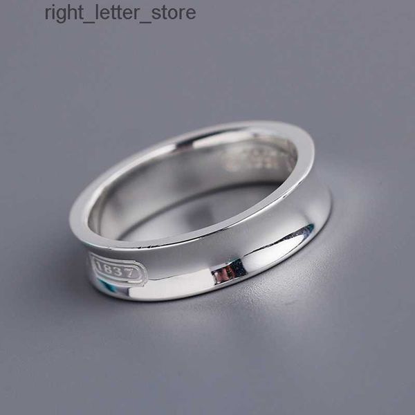 Anillos Diseñador tiff cualquier anillo Anillo de plata Solitario Simple Redondo Anillos finos dedo para mujeres hombres pareja Elemento joyería anillos promesa 240229