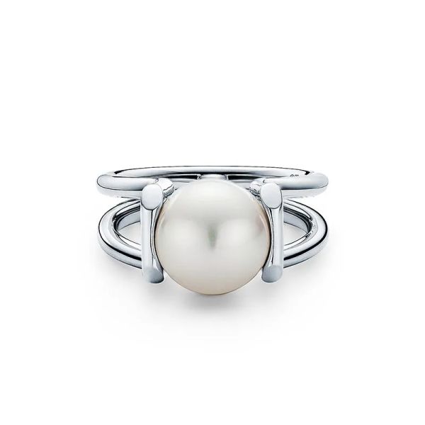 Anillos de la marca europea dorada dorada de moda anillo perlas anillo vintage amuletos anillos para la fiesta de bodas