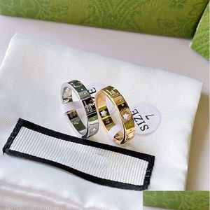 Ringen Modieus en exquise Ring Designer 18K Verguld Klassieke Kwaliteit Sieraden Accessoires Geselecteerde Liefhebbers Cadeaus Voor Dh6Ac