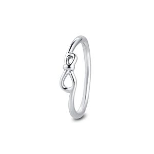 Anneaux Anneau de nœud Infinity 925 Bijouries en argent sterling anneaux pour femme de style européen anneaux en argent pour la fabrication de bijoux