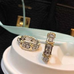 Anillos Anillo de cruz de oro de lujo Diseñador de marca S925 Cruz de plata Cristal completo Racimo de dedo para mujer Joyería de moda regalo 240229