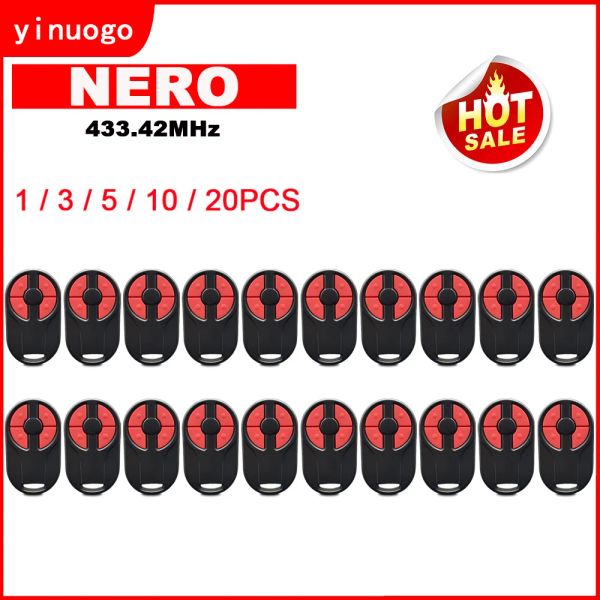 Anillos Nero Radio 81011m 81012m 81014m 8101 1m 2m 4m Barrera de control remoto 434.42MHz Transmisor de control de la puerta de la puerta del garaje