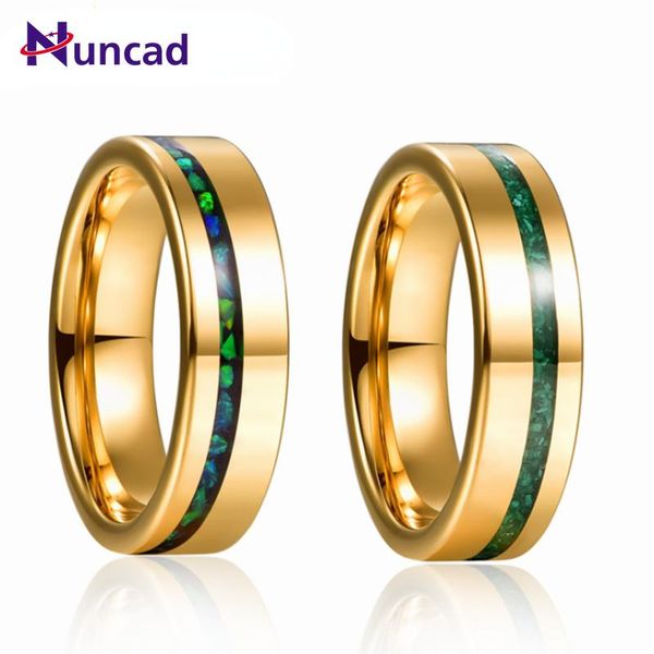 Anneaux Nuncad 6 mm Tungsten CARBUDE RING GOL