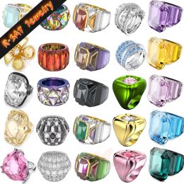 Ringen Originele Ring 2024 Verkoop Nieuwe Sieraden Lucent Dulcis Chroma Collection Hoge Kwaliteit Party Huwelijksgeschenken voor Vrouwen