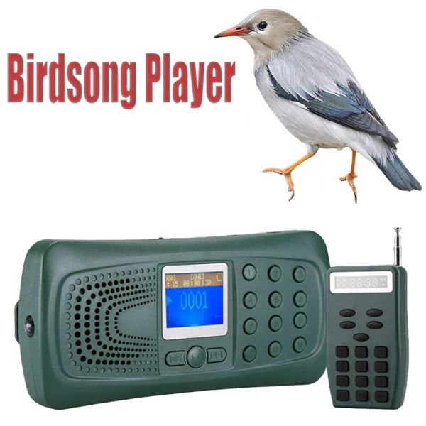 Anneaux d'extérieur de la ferme électronique Bird Bird Sound Decoy Machine Birds Chong Loudspeaker Device Bird Bird Sougnant Caller MP3 Player avec LED Lihgt Box