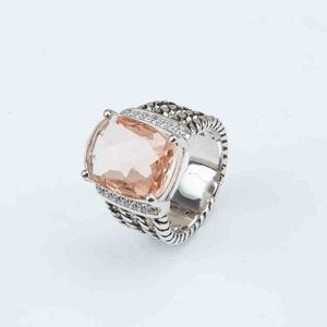 Ringen Ring Ontwerpers AAA Kwaliteit Mode-sieraden Mannen Hoge Designer Voor Vrouwen Klassieke Vintage Diamanten Ringen Dames Oranje Morganite Zirco