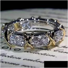 Rings zestien stenen ontwerper AAA Diamond T Ring Luxuremerk