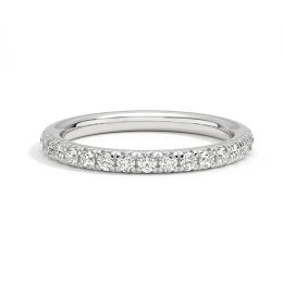 Test des anneaux passés Moisanite Ring Matching Wedding Diamond Diamond Band pour femmes 925 STERLING Silver Female Crown Tail Ring