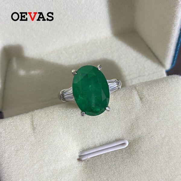 Anneaux Grands anneaux de mariage en Zircon vert pour femmes, bijoux de fête simples et élégants, Bague de fiançailles pour filles, livraison directe, qualité supérieure