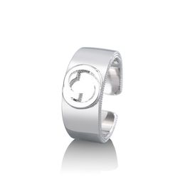 Rings dames heren band ring ontwerper ring mode sieraden titanium roestvrijstalen letter