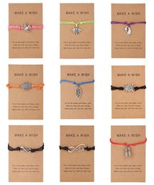 Rinhoo Life Tree Charm Bracelets pour femmes hommes Enfants Lucky Red String Amitié Souhait Bracelets Bijoux Gift Ajustement 9743375